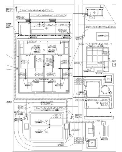 某4000方mbr工藝水廠電氣施工圖